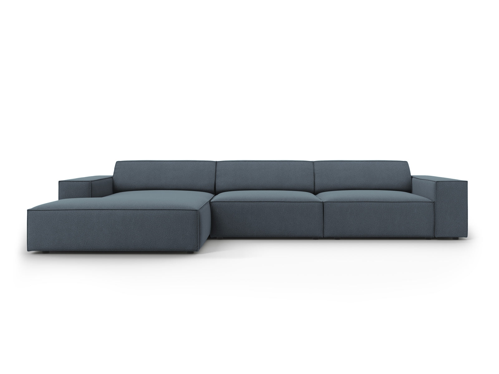 Jodie Modulares Ecksofa links 4 Sitzer in Blue präsentiert im Onlineshop von KAQTU Design AG. Ecksofa links ist von Micadoni