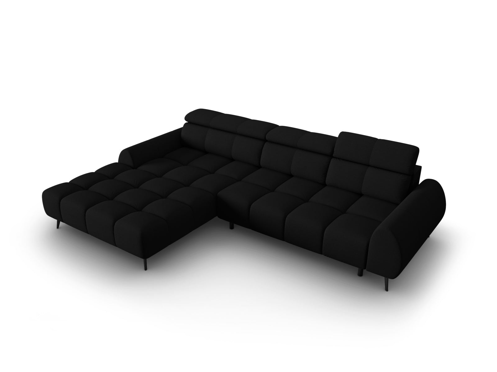 Erleben Sie das Alyse Electric Ecksofa links 5 Sitzer von Micadoni – stilvolles Design trifft auf erstklassigen Komfort für Ihr Wohnzimmer.