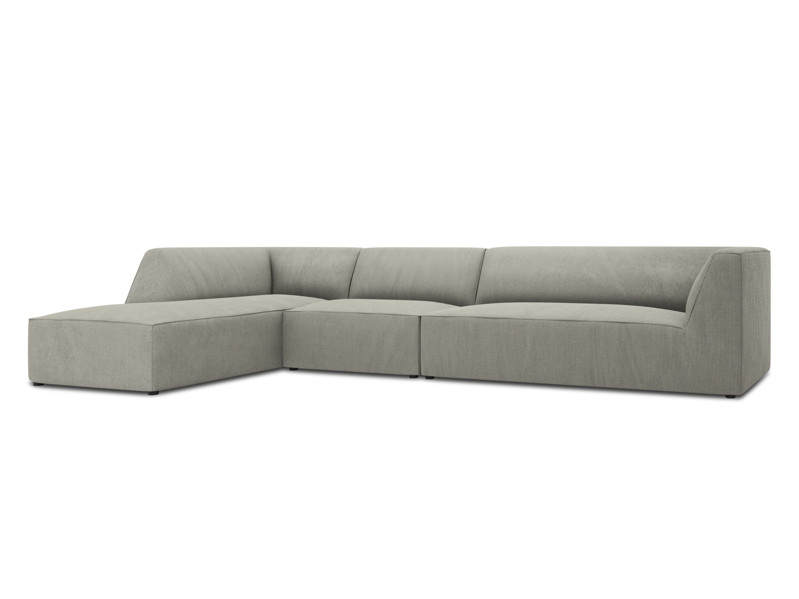 Ruby Modulares Ecksofa links 5 Sitzer in Light Grey präsentiert im Onlineshop von KAQTU Design AG. Ecksofa links ist von Micadoni