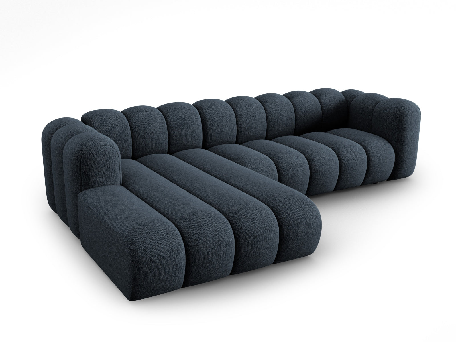 Lupine Modulares Ecksofa links 4 Sitzer in Royal Blue präsentiert im Onlineshop von KAQTU Design AG. Ecksofa links ist von Micadoni