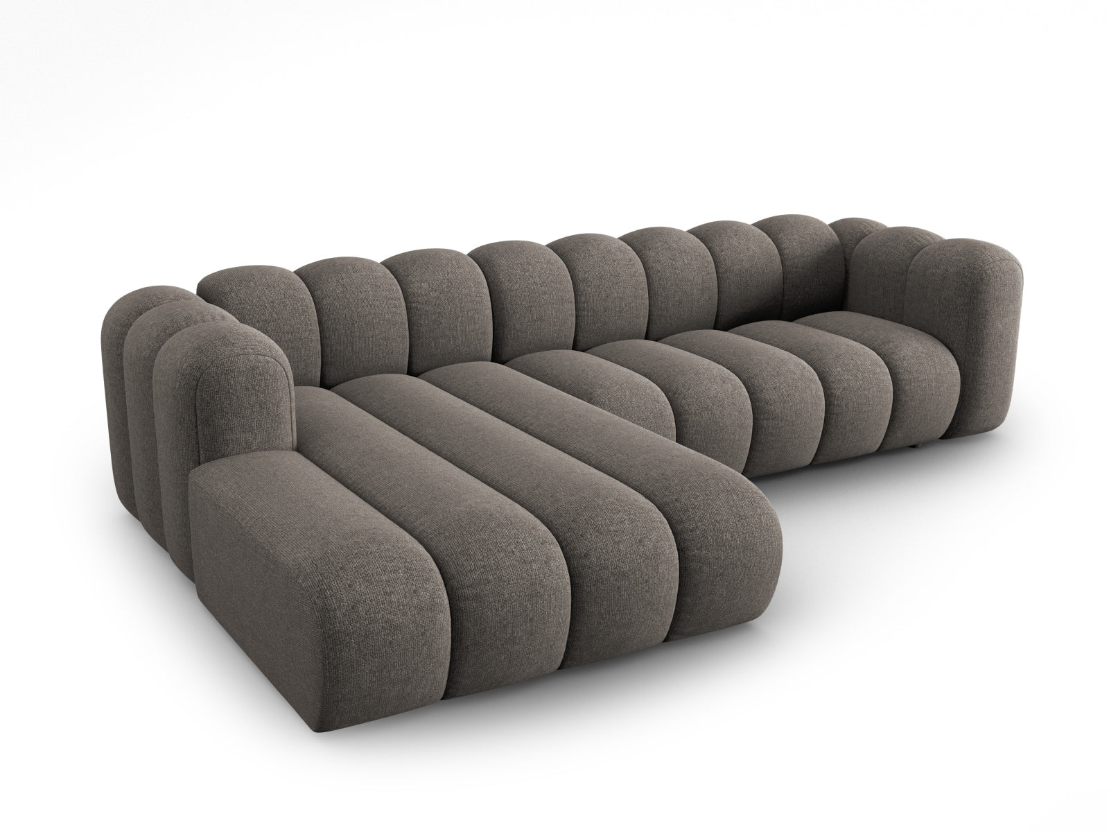 Lupine Modulares Ecksofa links 4 Sitzer in Grey präsentiert im Onlineshop von KAQTU Design AG. Ecksofa links ist von Micadoni