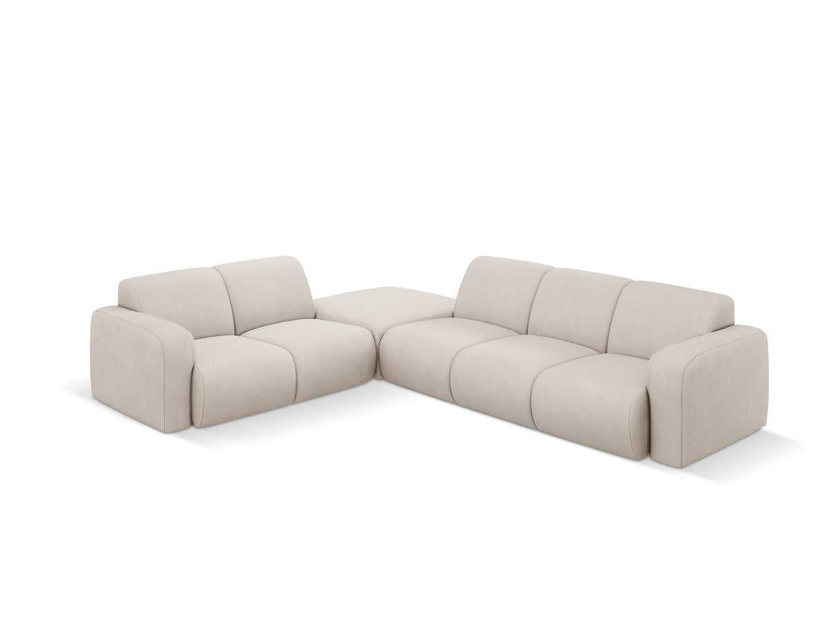 Molino Ecksofa links 6 Sitzer in Beige-Rebel präsentiert im Onlineshop von KAQTU Design AG. Ecksofa links ist von Micadoni
