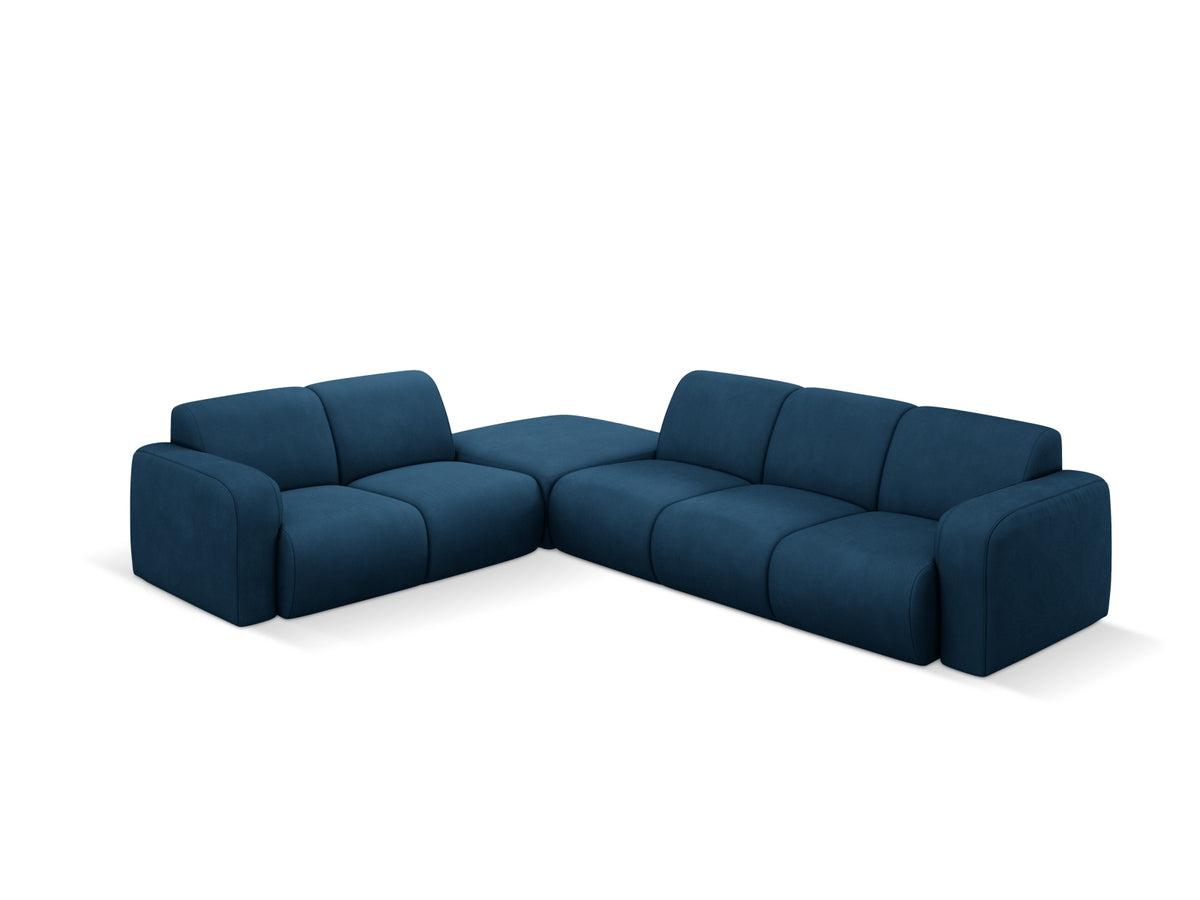 Molino Ecksofa links 6 Sitzer in Royal Blue-Rebel präsentiert im Onlineshop von KAQTU Design AG. Ecksofa links ist von Micadoni