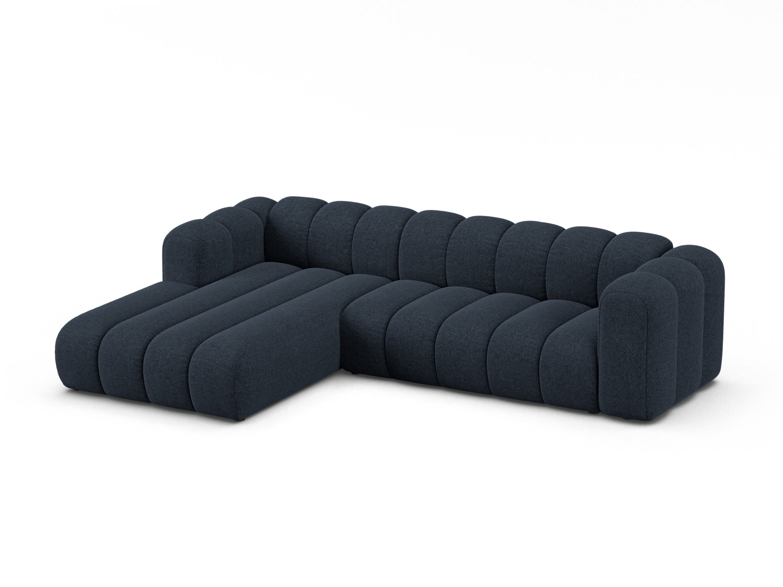 Lupine Modulares Ecksofa links 4 Sitzer in Navy Blue präsentiert im Onlineshop von KAQTU Design AG. Ecksofa links ist von Micadoni