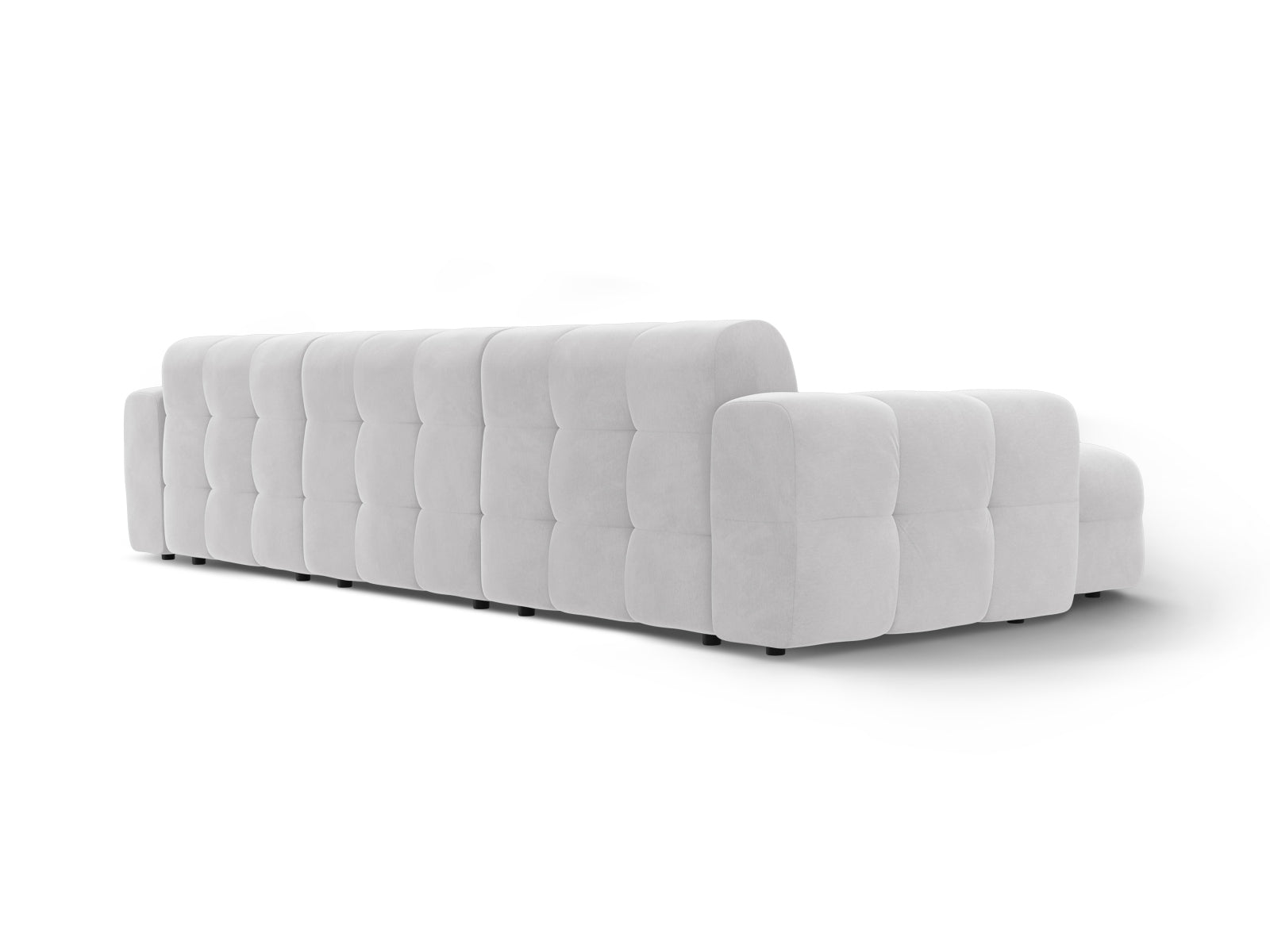 Erleben Sie das Kendal Velour links Ecksofa 5 Sitzer von Micadoni – elegantes Design, grosszügige Sitzfläche und unvergleichlicher Komfort für Ihr Wohnzimmer.