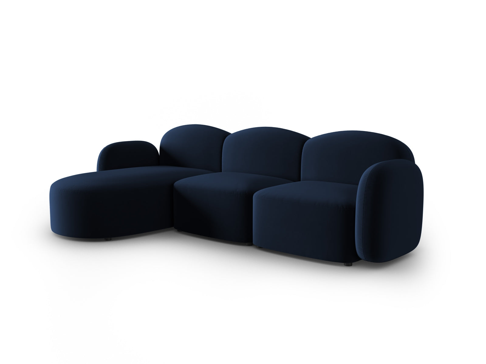 Erleben Sie das stilvolle Blair Velour links Ecksofa 4-Sitzer von Micadoni – ideal für gemütliche Abende und modernes Wohnen.