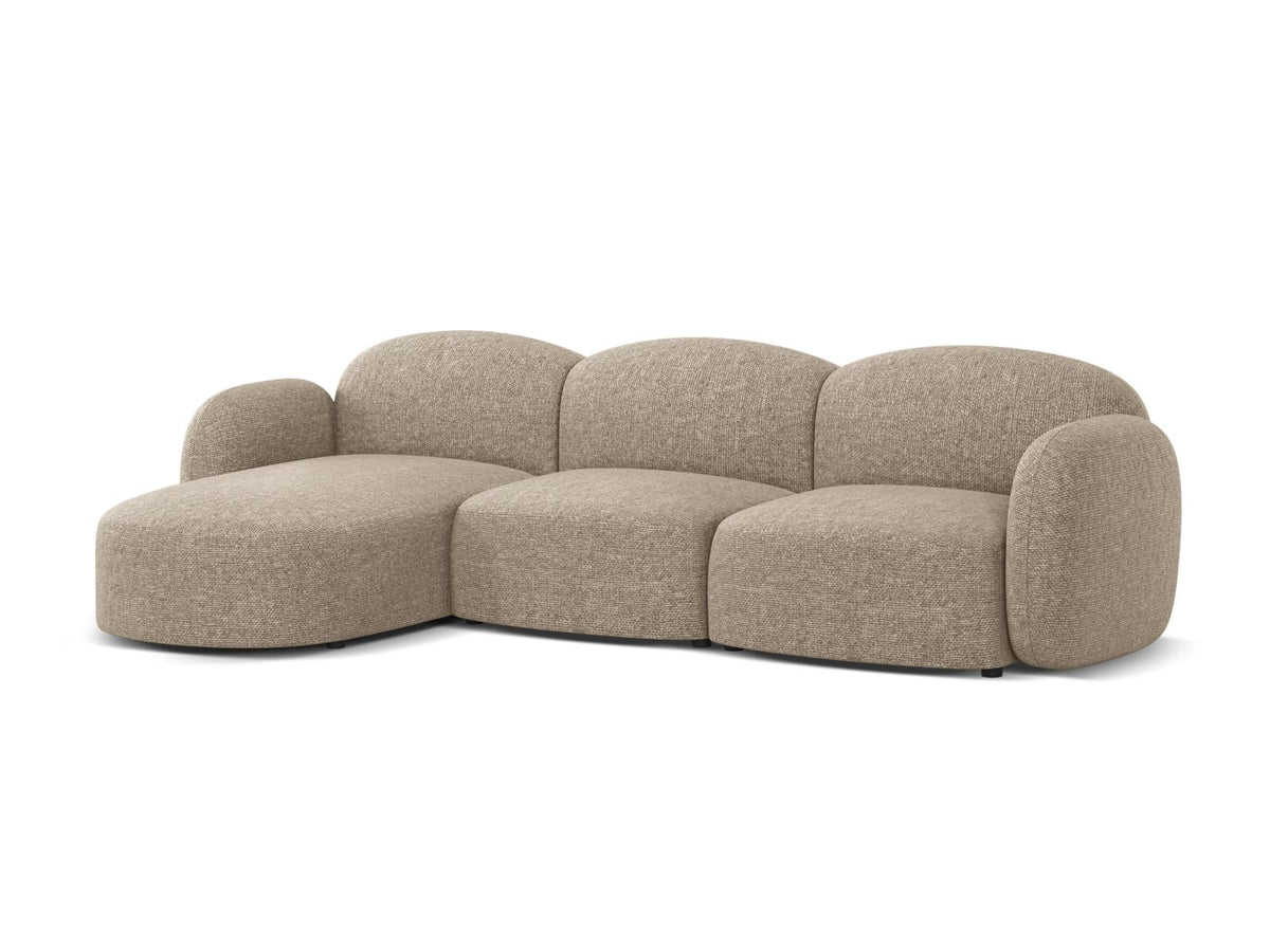 4-Sitzer Ecksofa links Blair in Dark Beige-Eden präsentiert im Onlineshop von KAQTU Design AG. Ecksofa links ist von Micadoni