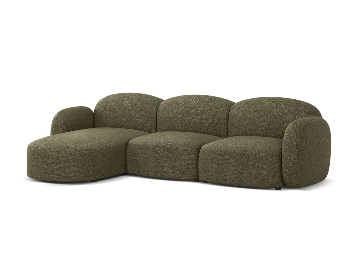 4-Sitzer Ecksofa links Blair in Green-Eden präsentiert im Onlineshop von KAQTU Design AG. Ecksofa links ist von Micadoni