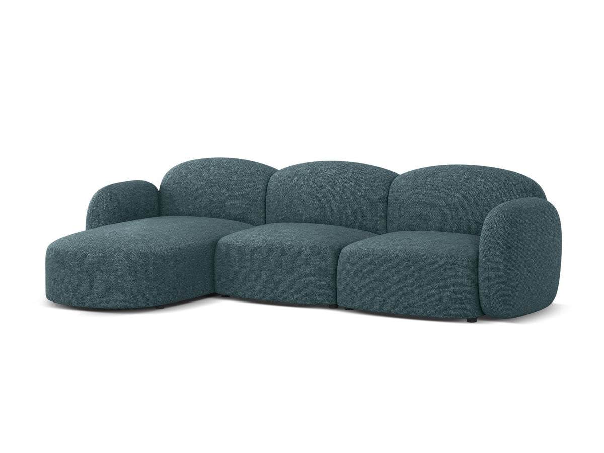 4-Sitzer Ecksofa links Blair in Light Blue-Eden präsentiert im Onlineshop von KAQTU Design AG. Ecksofa links ist von Micadoni