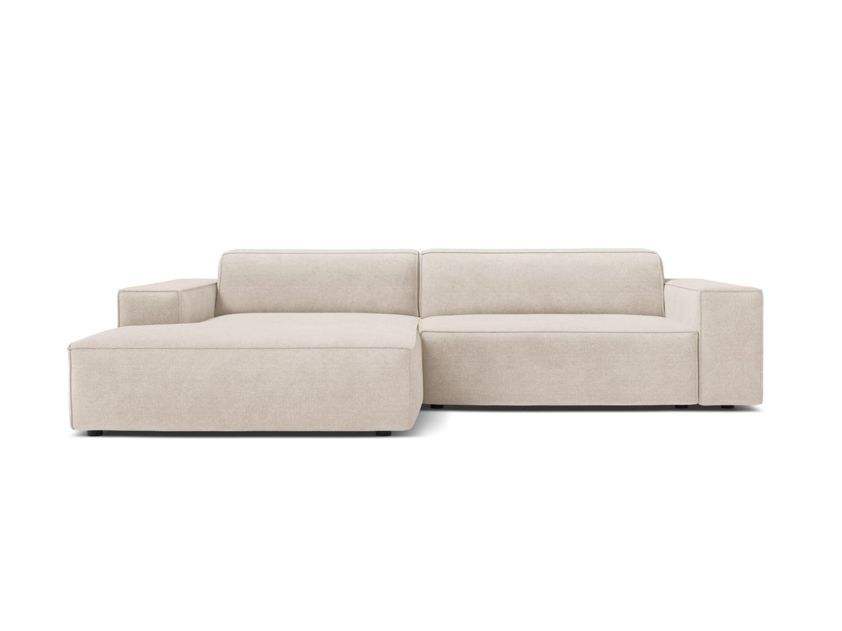 3-Sitzer Ecksofa links modular Jodie in Beige-Liberty präsentiert im Onlineshop von KAQTU Design AG. Ecksofa links ist von Micadoni