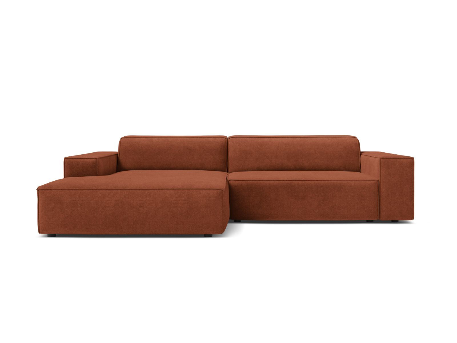 3-Sitzer Ecksofa links modular Jodie in Brick-Liberty präsentiert im Onlineshop von KAQTU Design AG. Ecksofa links ist von Micadoni