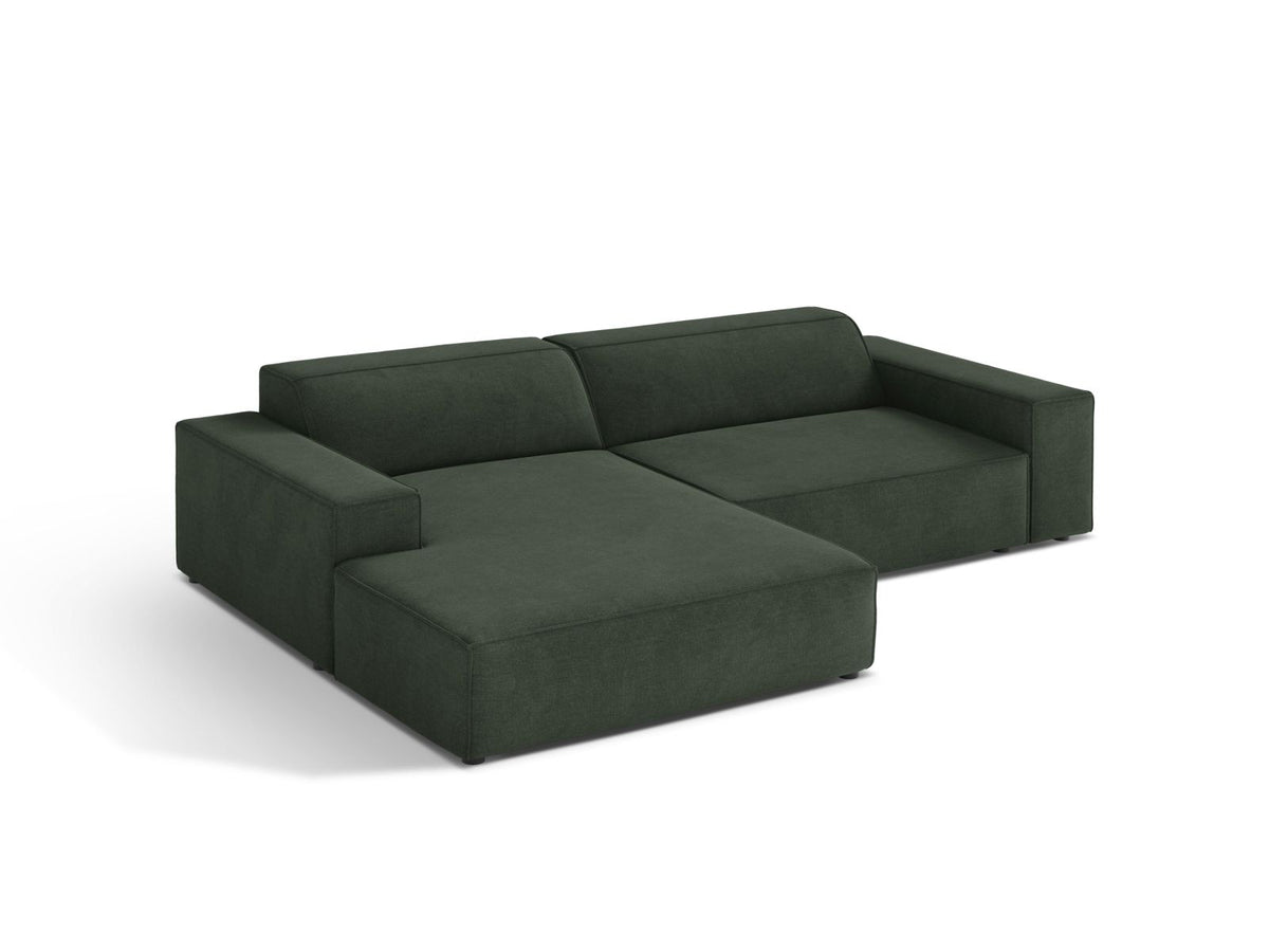 3-Sitzer Ecksofa links modular Jodie in Moss Green-Liberty präsentiert im Onlineshop von KAQTU Design AG. Ecksofa links ist von Micadoni
