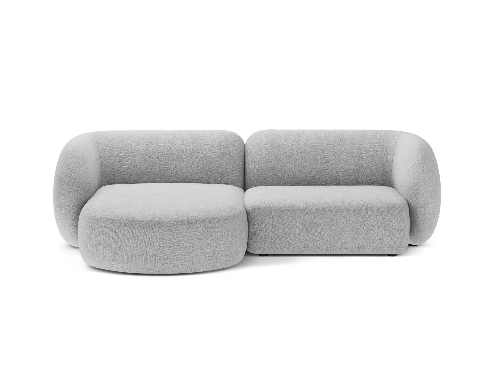 2-Sitzer Modular Ecksofa links Kate in Light Grey-Baloo präsentiert im Onlineshop von KAQTU Design AG. Ecksofa links ist von Micadoni