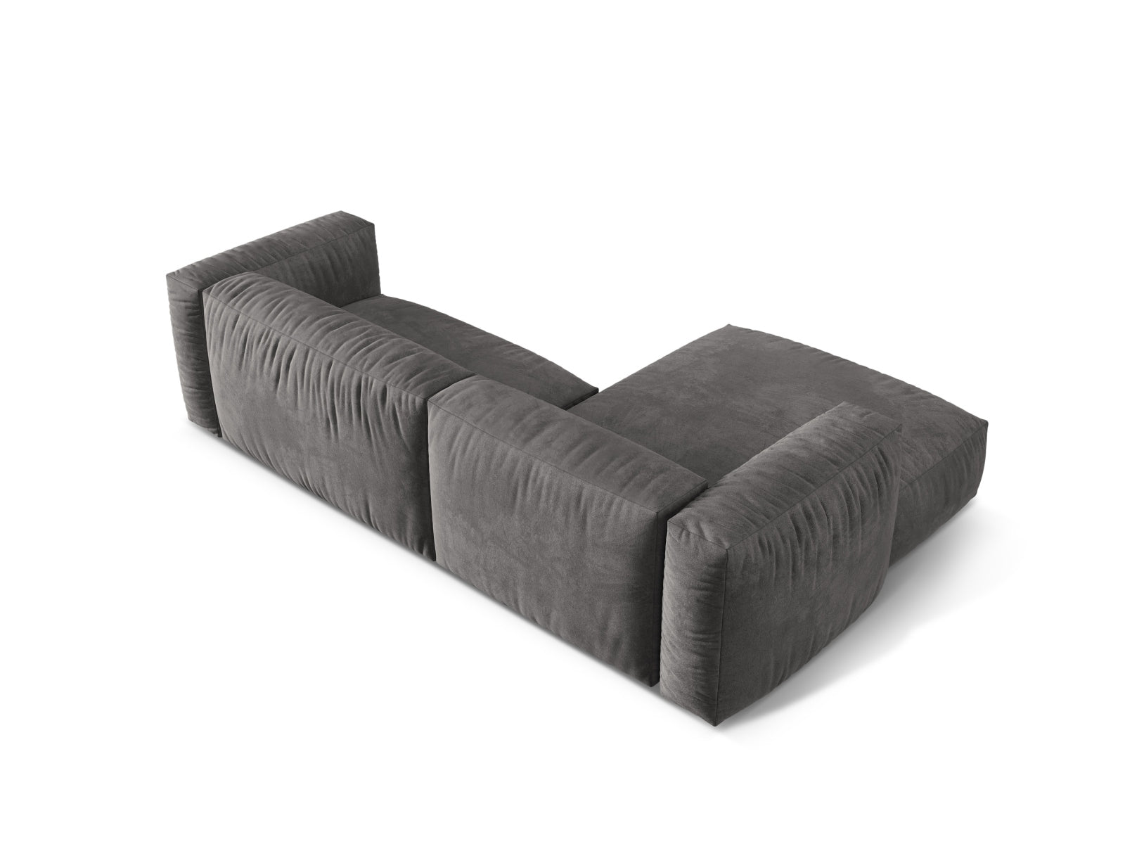 Martina Modulares Ecksofa links 2 Sitzer in Grey präsentiert im Onlineshop von KAQTU Design AG. Ecksofa links ist von Micadoni