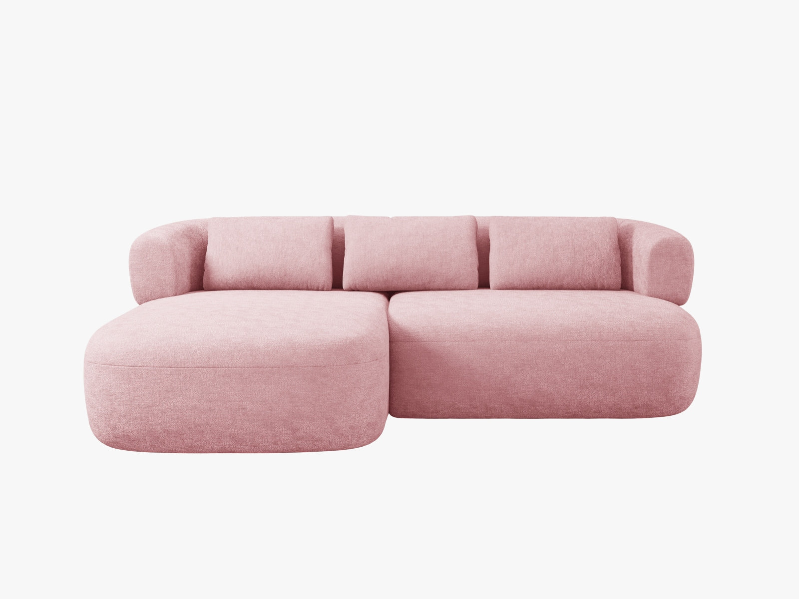 Jenny Ecksofa links 5 Sitzer in Pink präsentiert im Onlineshop von KAQTU Design AG. Ecksofa links ist von Micadoni