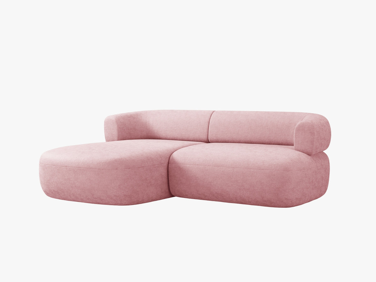 Jenny Ecksofa links 5 Sitzer in Pink-Perfect Harmony präsentiert im Onlineshop von KAQTU Design AG. L-Sofa links ist von Micadoni