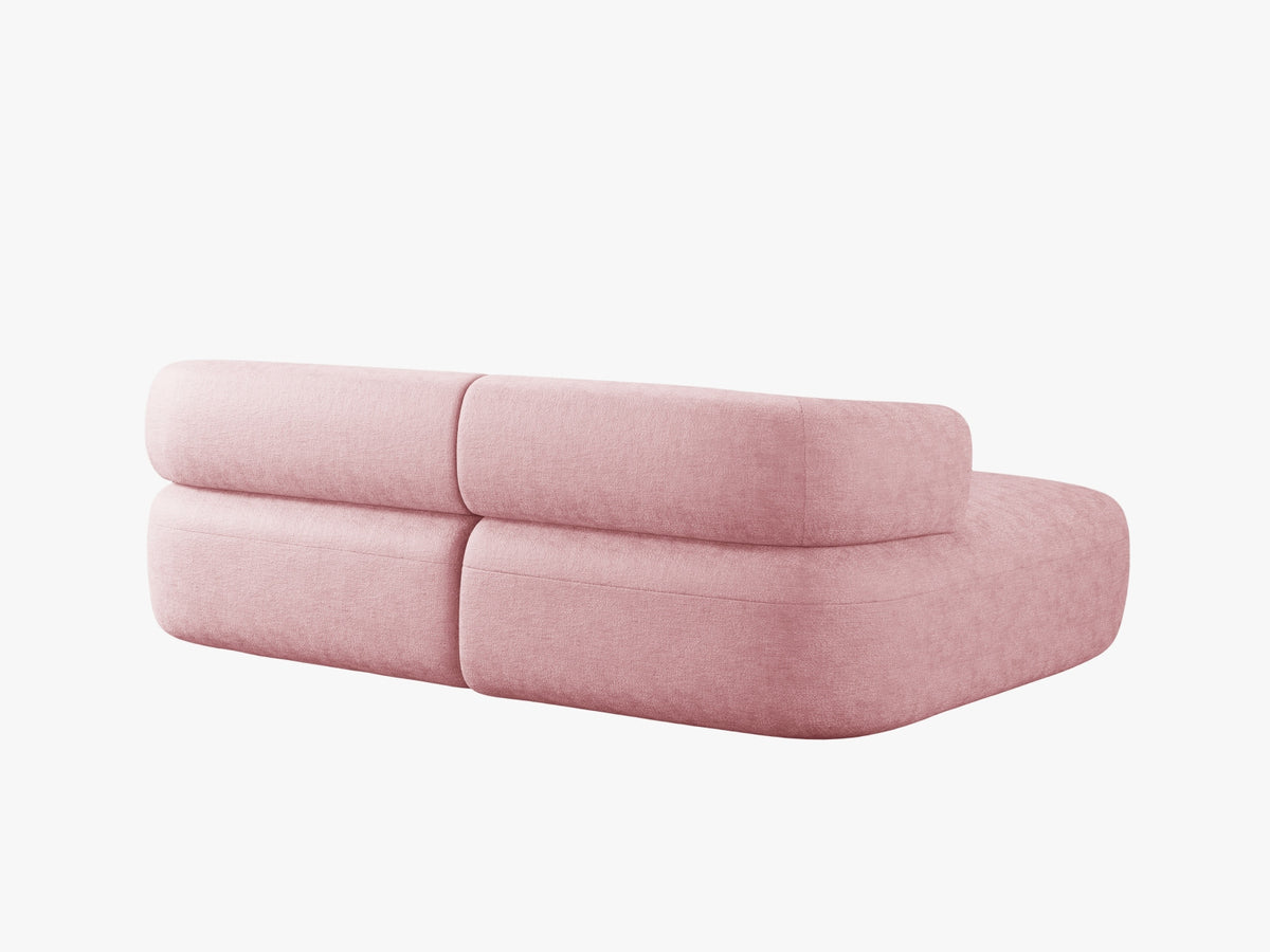 Jenny Ecksofa links 5 Sitzer in Pink-Perfect Harmony präsentiert im Onlineshop von KAQTU Design AG. L-Sofa links ist von Micadoni