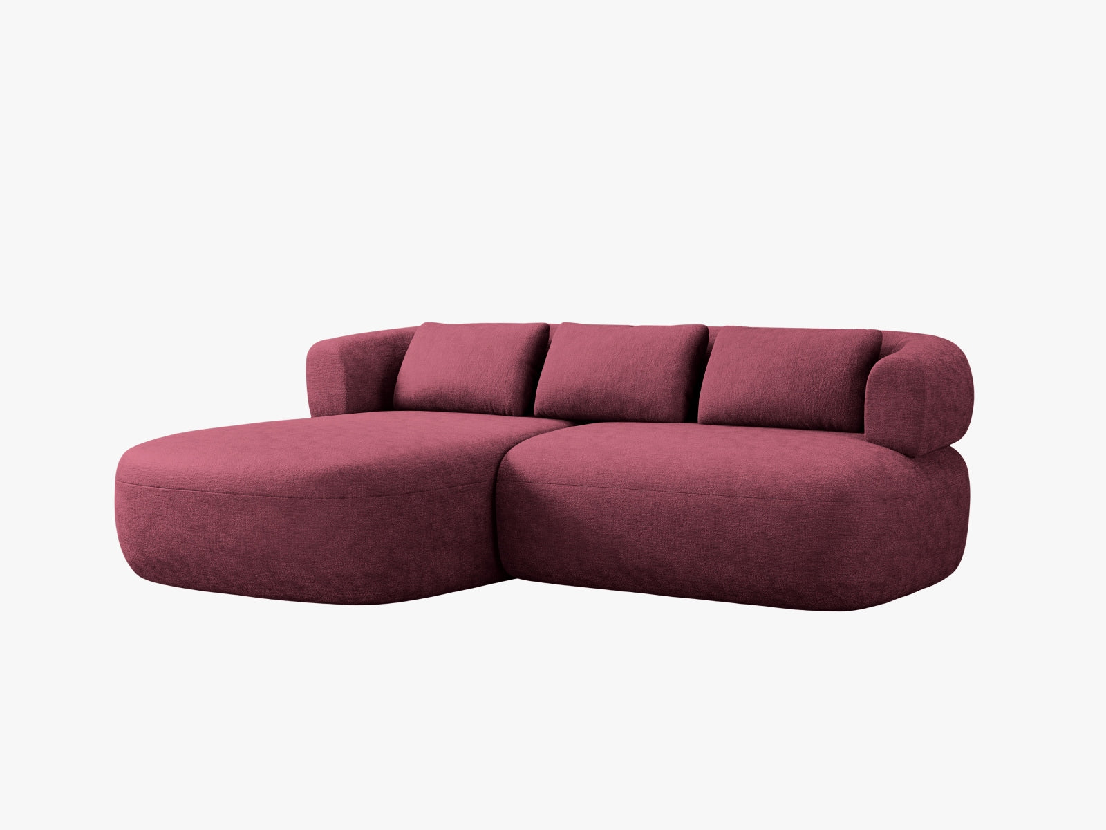 Jenny Ecksofa links 5 Sitzer in Cherrywood präsentiert im Onlineshop von KAQTU Design AG. Ecksofa links ist von Micadoni
