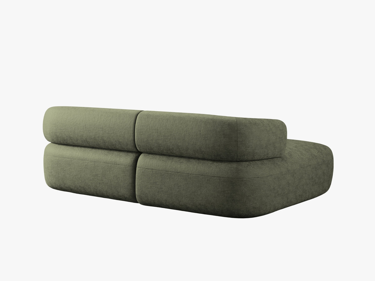 Jenny Ecksofa links 5 Sitzer in Green-Perfect Harmony präsentiert im Onlineshop von KAQTU Design AG. L-Sofa links ist von Micadoni