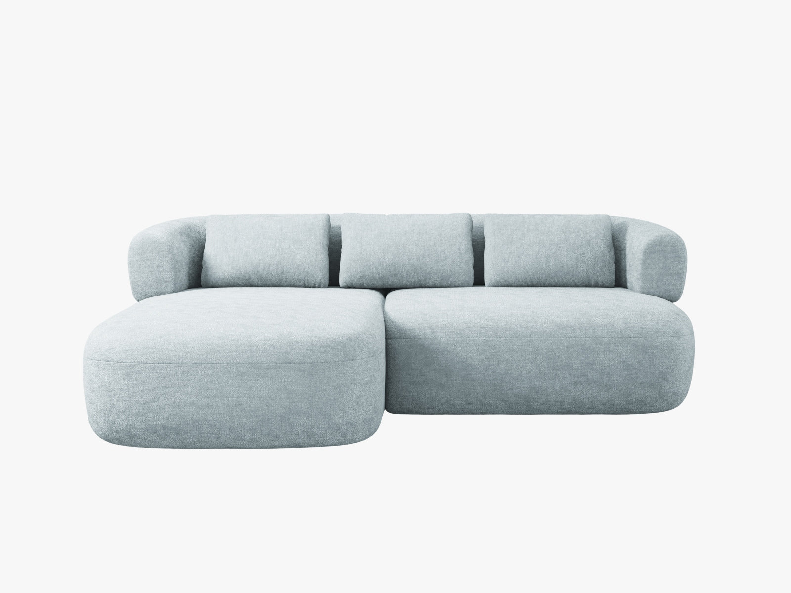 Jenny Ecksofa links 5 Sitzer in Light Blue präsentiert im Onlineshop von KAQTU Design AG. Ecksofa links ist von Micadoni