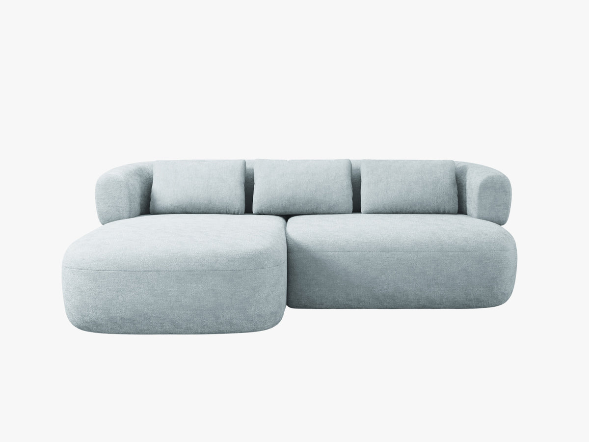 Jenny Ecksofa links 5 Sitzer in Light Blue-Perfect Harmony präsentiert im Onlineshop von KAQTU Design AG. L-Sofa links ist von Micadoni