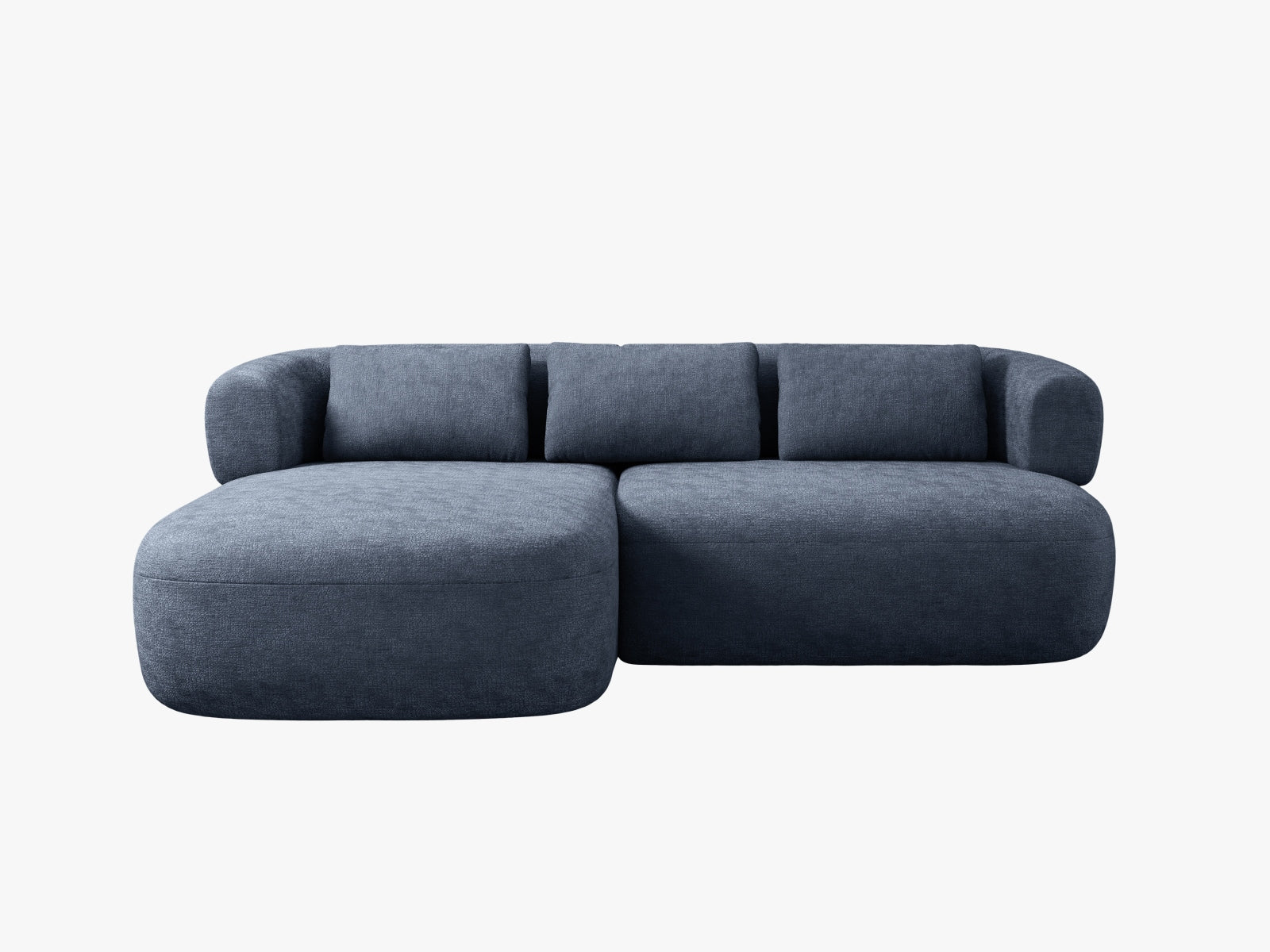 Jenny Ecksofa links 5 Sitzer in Dark Blue präsentiert im Onlineshop von KAQTU Design AG. Ecksofa links ist von Micadoni