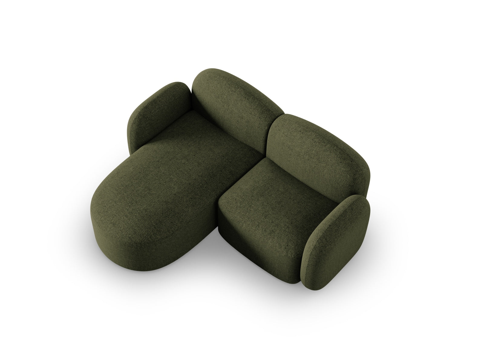 Erleben Sie das stilvolle Blair Ecksofa links von Micadoni – ein eleganter 3-Sitzer aus feinstem Velours, ideal für Ihr modernes Wohnambiente.