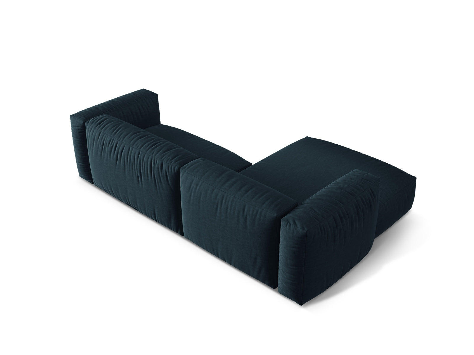Martina Modulares Ecksofa links 2 Sitzer in Blue Jeans präsentiert im Onlineshop von KAQTU Design AG. Ecksofa links ist von Micadoni