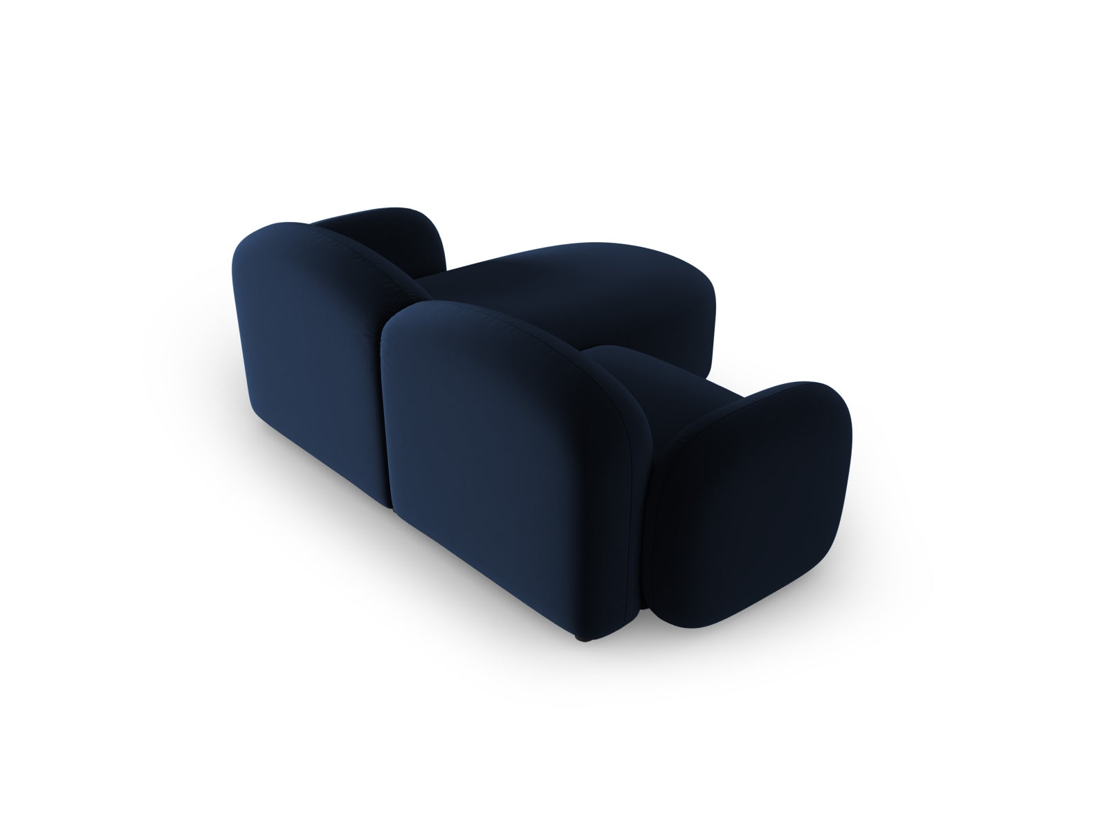 Blair Velour links Ecksofa 3 Sitzer in Royal Blue präsentiert im Onlineshop von KAQTU Design AG. Ecksofa links ist von Micadoni