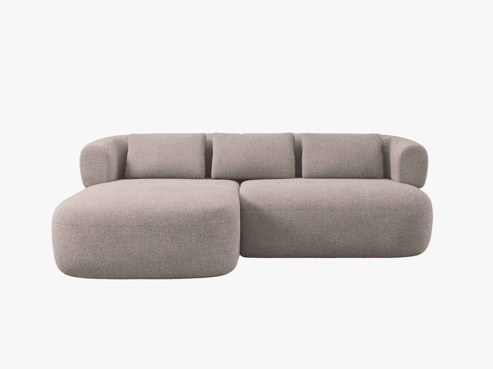 Jenny Ecksofa links 5 Sitzer in Light Brown präsentiert im Onlineshop von KAQTU Design AG. Ecksofa links ist von Micadoni