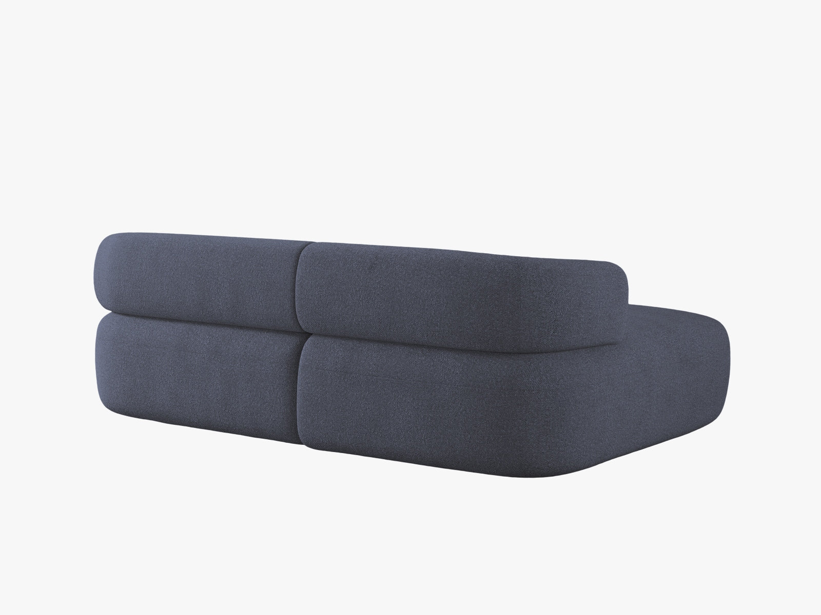 Jenny Ecksofa links 5 Sitzer in Dark Blue präsentiert im Onlineshop von KAQTU Design AG. Ecksofa links ist von Micadoni