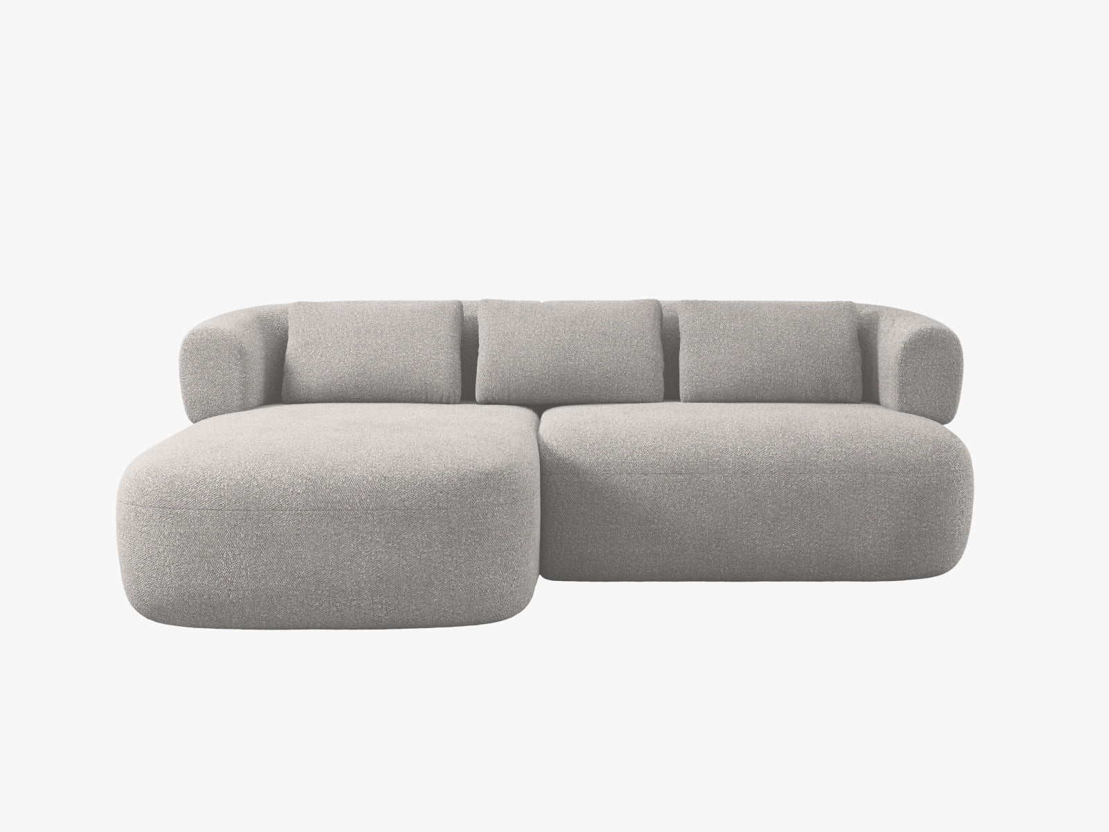 Jenny Ecksofa links 5 Sitzer in Light Grey präsentiert im Onlineshop von KAQTU Design AG. Ecksofa links ist von Micadoni