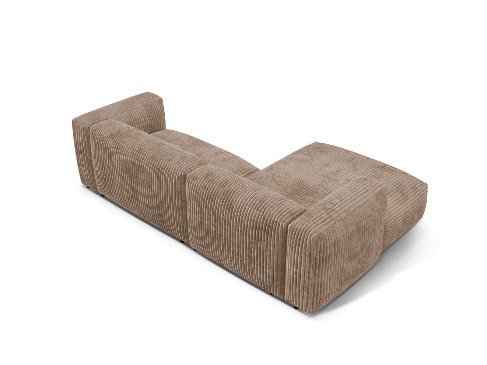 Martina Modulares Ecksofa links 2 Sitzer in Acorn präsentiert im Onlineshop von KAQTU Design AG. Ecksofa links ist von Micadoni