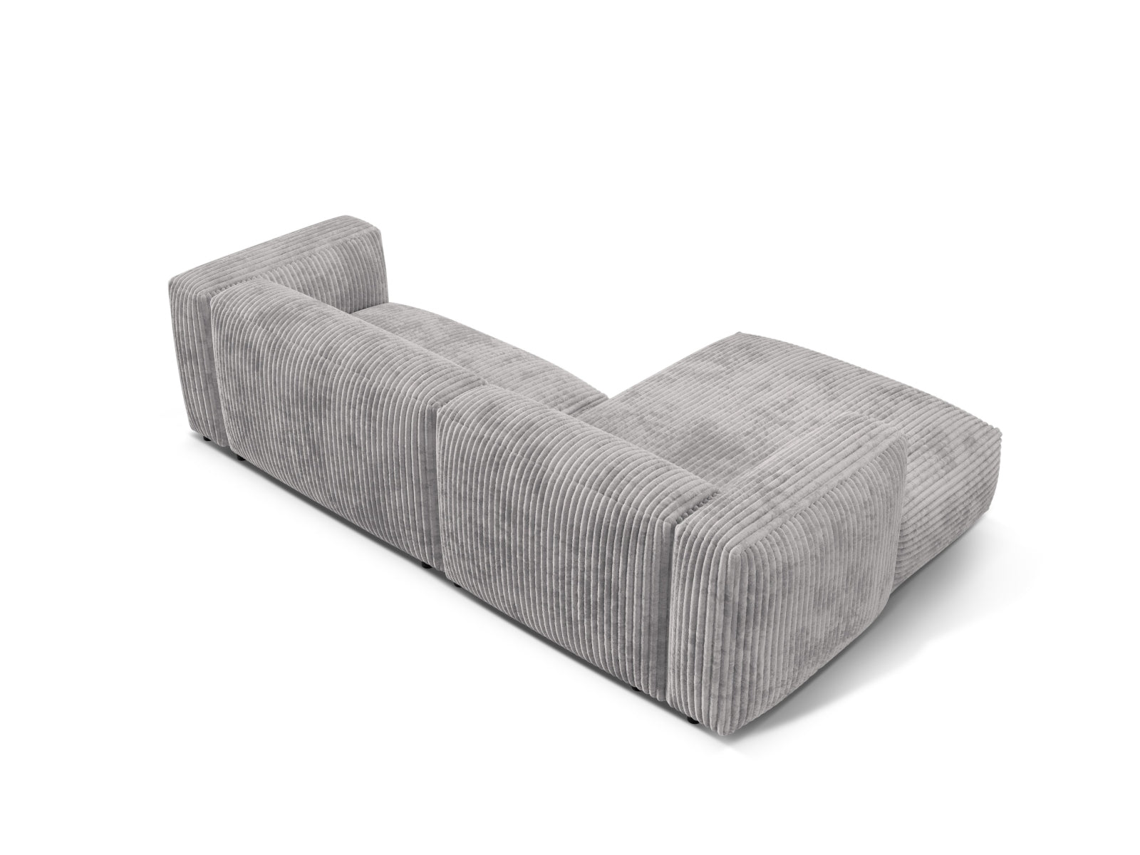 Martina Modulares Ecksofa links 2 Sitzer in Light Grey präsentiert im Onlineshop von KAQTU Design AG. Ecksofa links ist von Micadoni