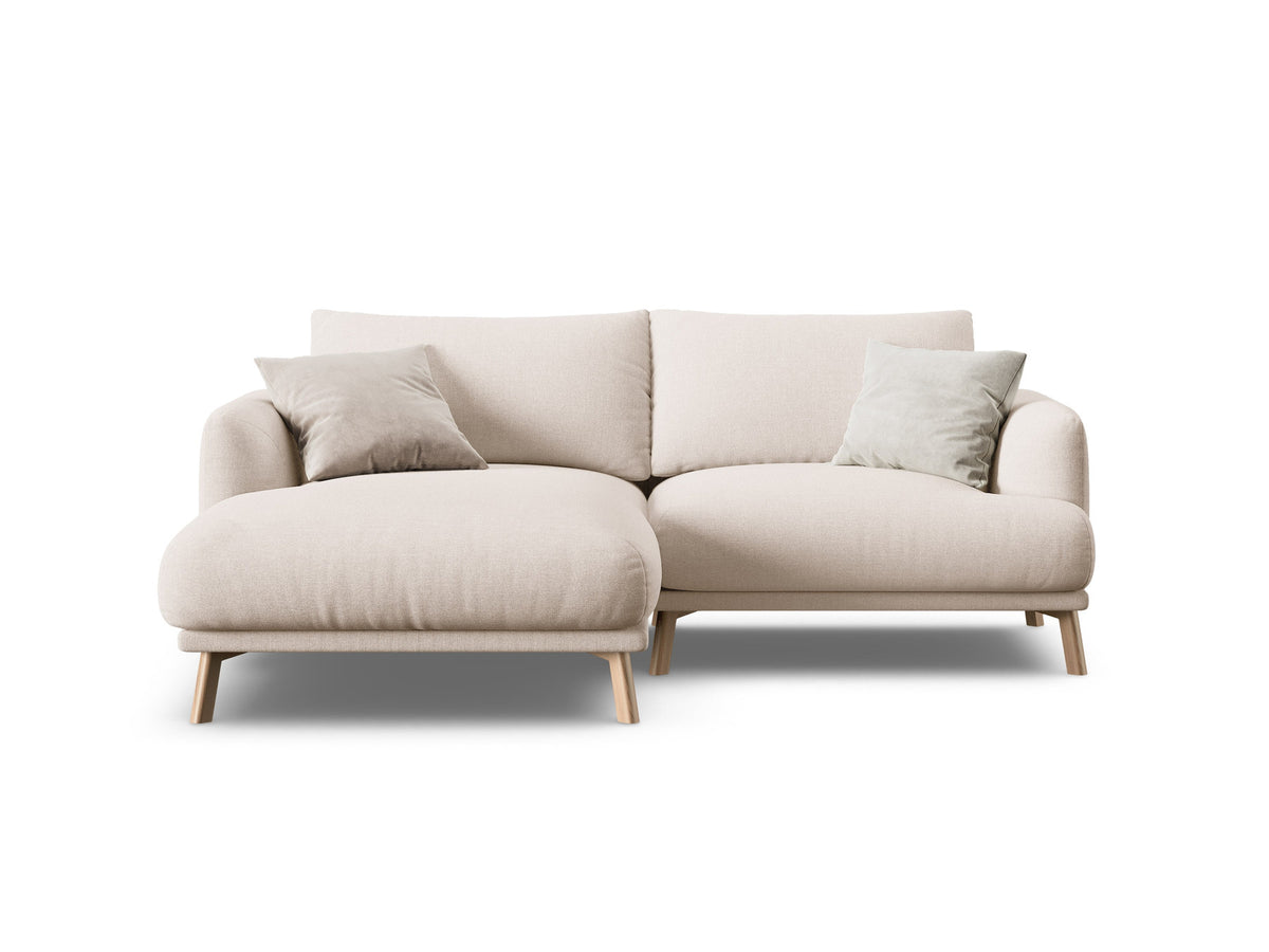 3-Sitzer Ecksofa links Naomi in Beige-Liberty präsentiert im Onlineshop von KAQTU Design AG. Ecksofa links ist von Micadoni