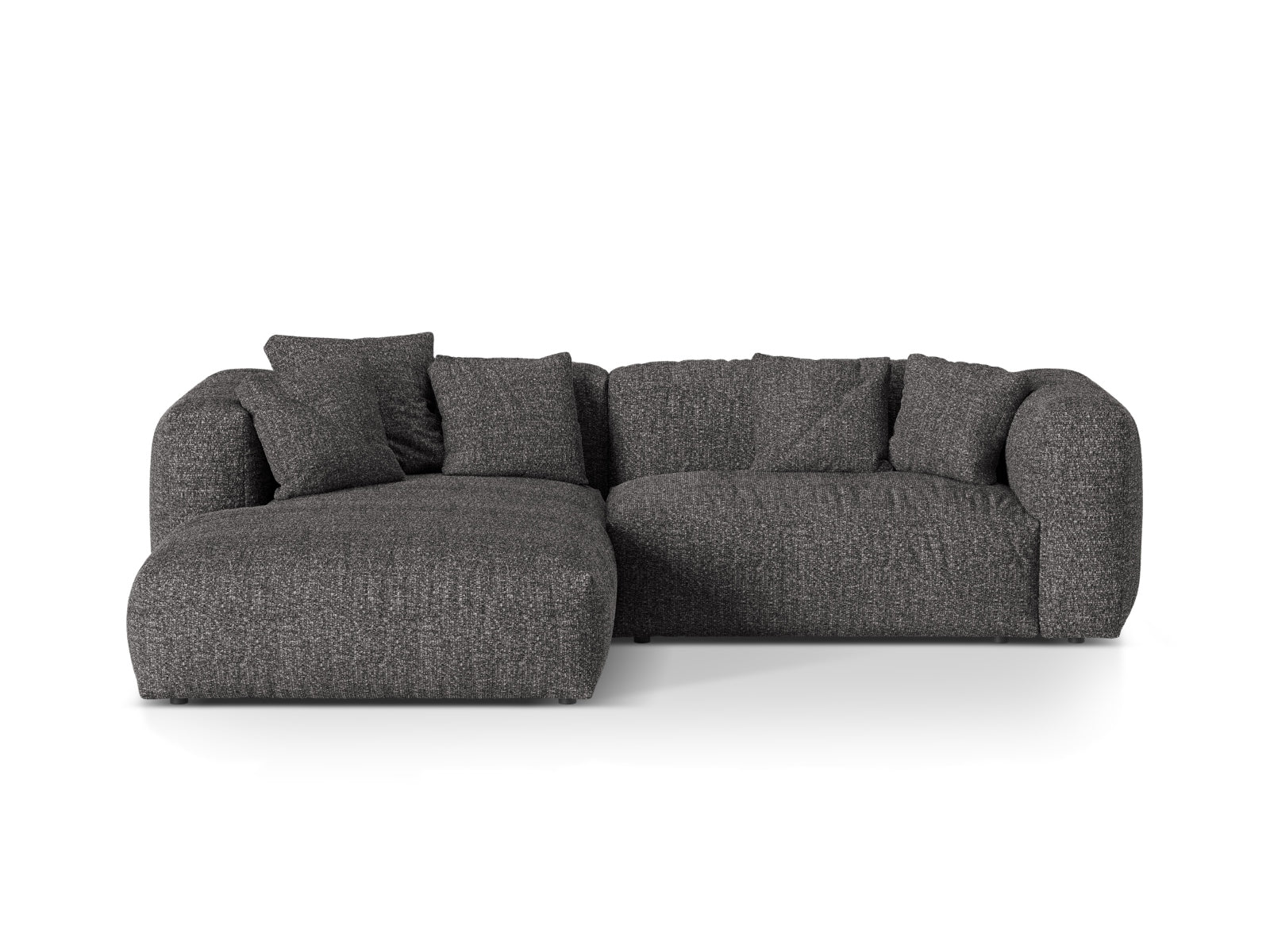 Elegantes 2-Sitzer Modular Ecksofa links Martina in zeitlosem Design, perfekt für stilvolle Wohnzimmer und entspannte Stunden, erhältlich bei Micadoni.