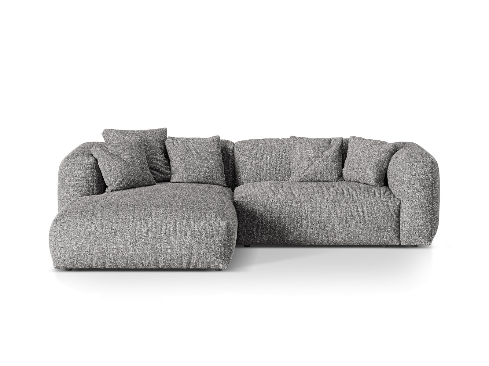 Elegantes 2-Sitzer Ecksofa links Martina von Micadoni, perfekt für moderne Wohnräume, bietet hohen Sitzkomfort und ansprechendes Design.
