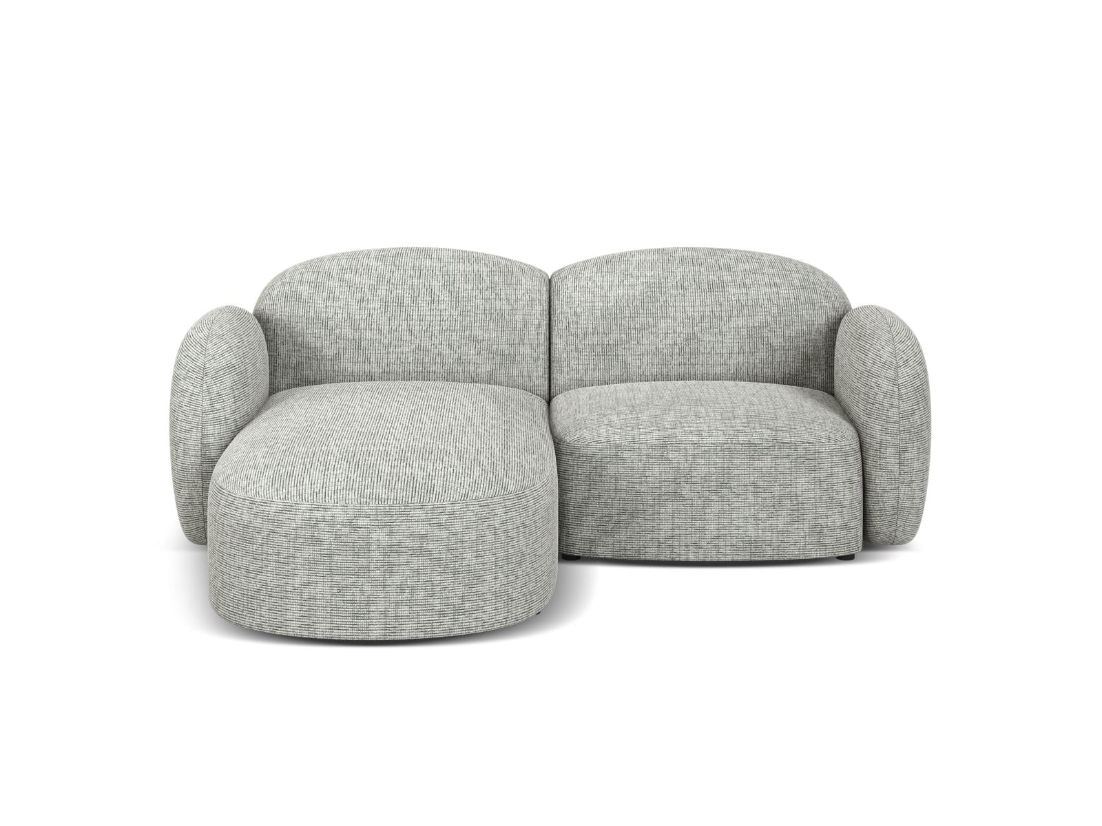 3-Sitzer Ecksofa links Blair in Warm grey-Baltimore präsentiert im Onlineshop von KAQTU Design AG. Ecksofa links ist von Micadoni