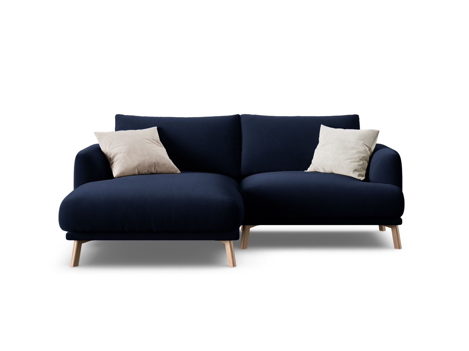 3-Sitzer Ecksofa links Naomi in Royal Blue-Salvador präsentiert im Onlineshop von KAQTU Design AG. Ecksofa links ist von Micadoni