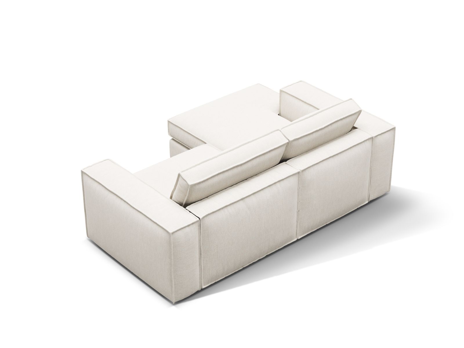 Modulares 2-Sitzer Ecksofa Pola in modernem Design, linksseitig, perfekt für gemütliche Ecken und stilvolle Einrichtung von Micadoni.