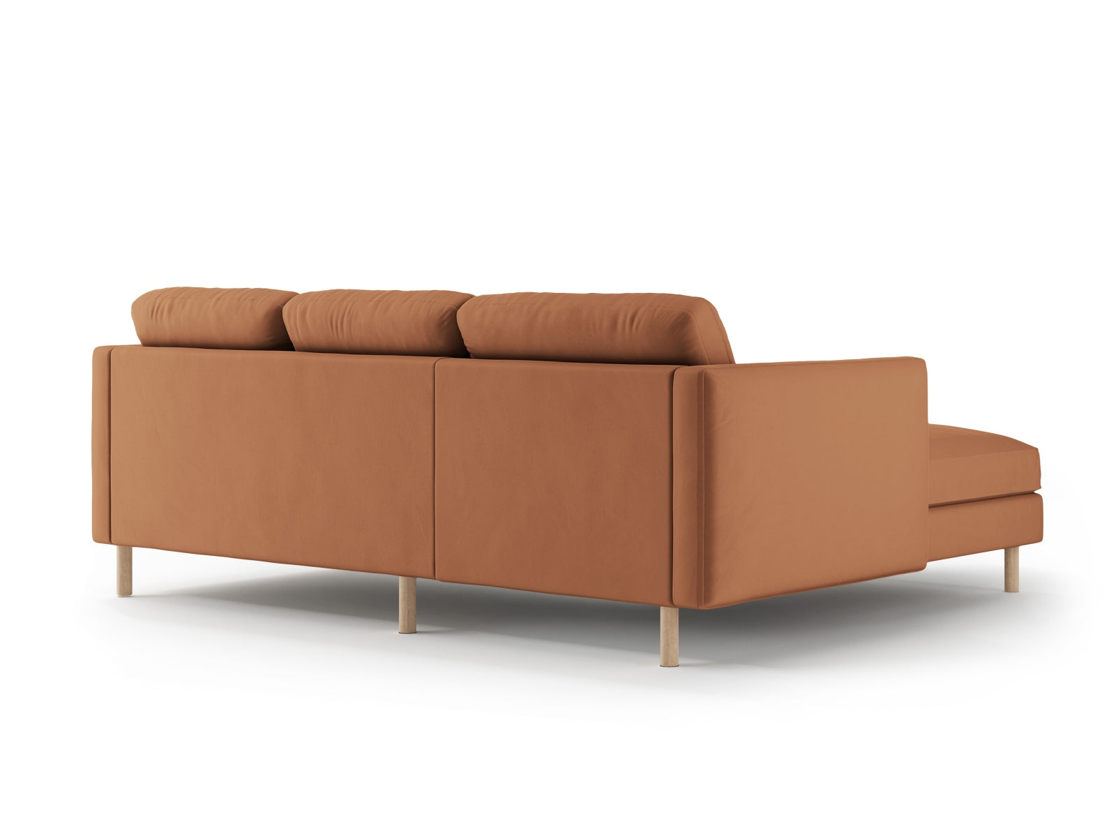 Erleben Sie das Eden Velour links Ecksofa 3 Sitzer von Micadoni: Stilvolles Velours, elegantes Design und erstklassiger Sitzkomfort für Ihr Wohnzimmer.
