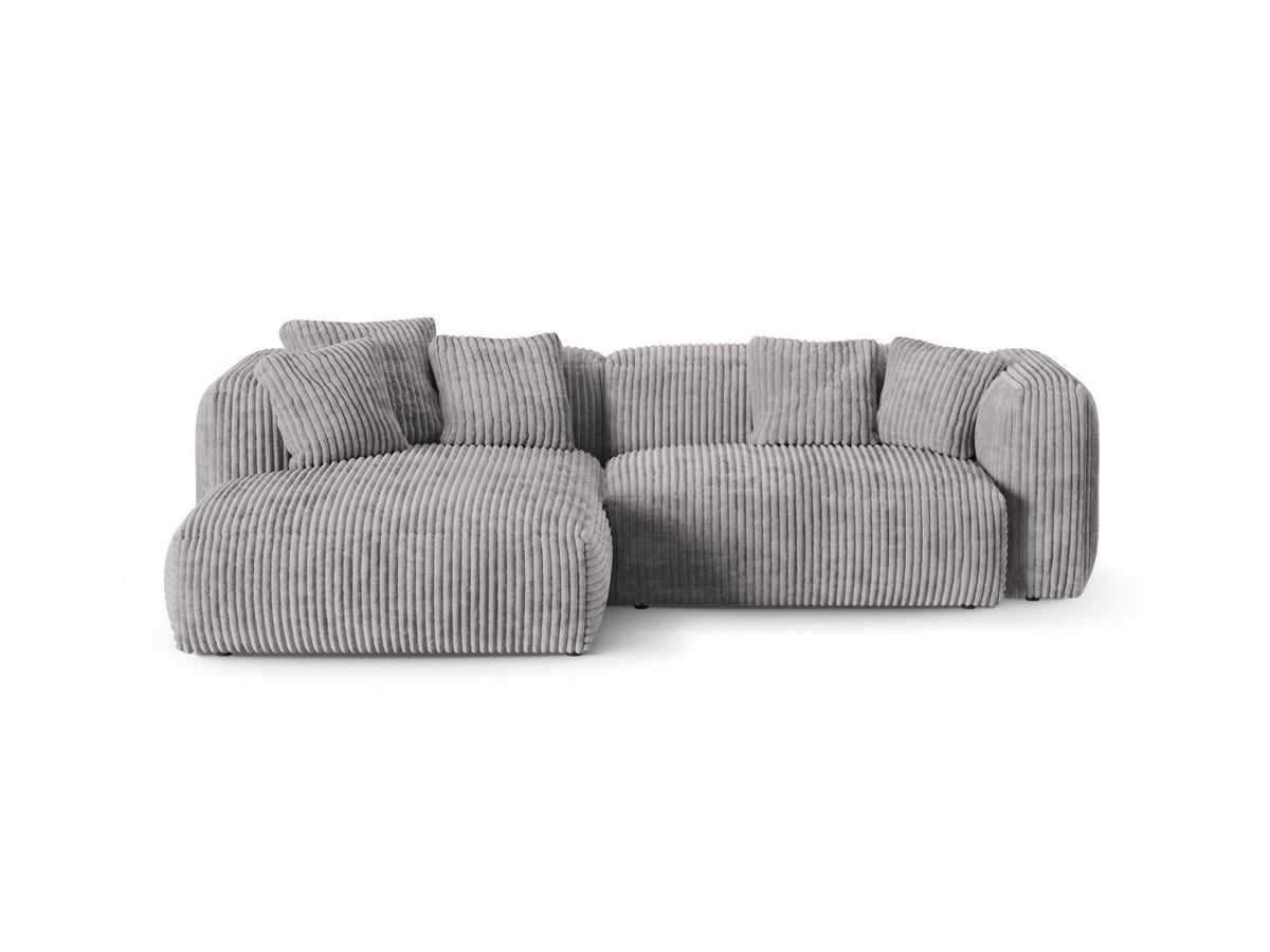 2-Sitzer Ecksofa links modular XL Martina in Light Grey-Tilia präsentiert im Onlineshop von KAQTU Design AG. Ecksofa links ist von Micadoni
