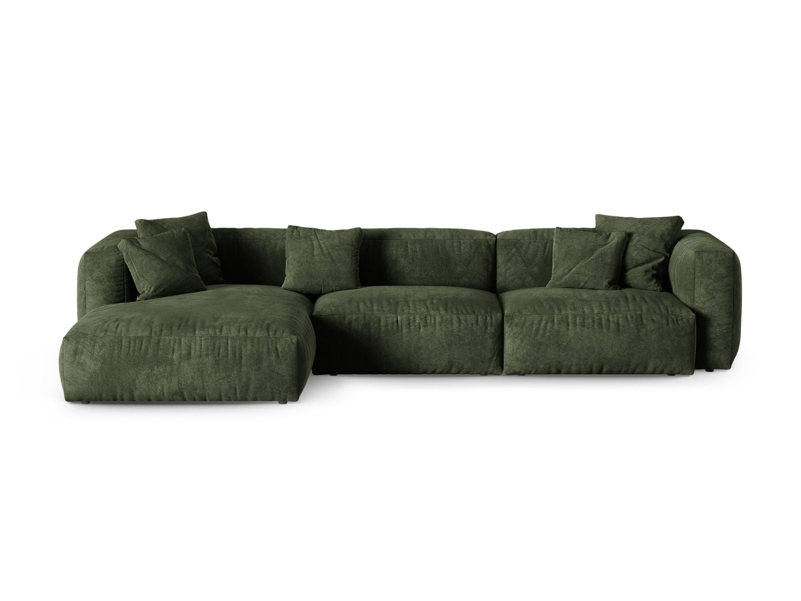 3-Sitzer XL Modular Ecksofa links Martina in Green-Vogue präsentiert im Onlineshop von KAQTU Design AG. Ecksofa links ist von Micadoni