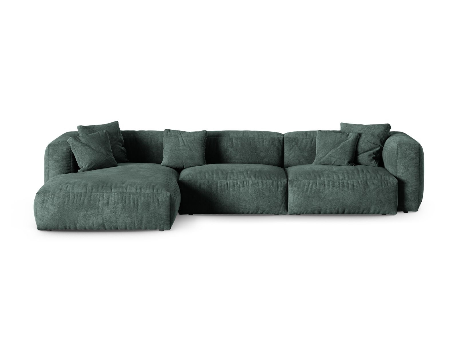 3-Sitzer XL Modular Ecksofa links Martina in Petrol-Vogue präsentiert im Onlineshop von KAQTU Design AG. Ecksofa links ist von Micadoni