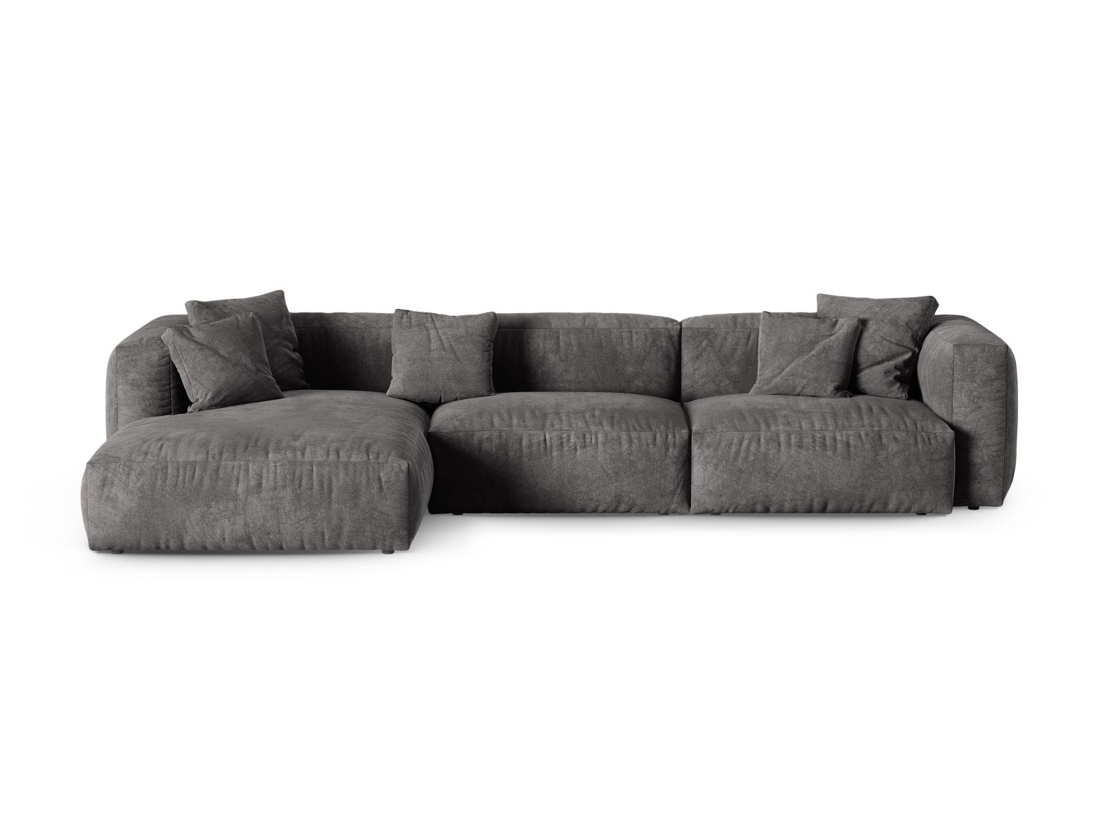 3-Sitzer XL Modular Ecksofa links Martina in Grey-Vogue präsentiert im Onlineshop von KAQTU Design AG. Ecksofa links ist von Micadoni