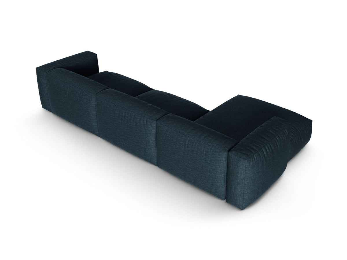 3-Sitzer Ecksofa links modular XL Martina in Blue Jeans-Boston präsentiert im Onlineshop von KAQTU Design AG. Ecksofa links ist von Micadoni
