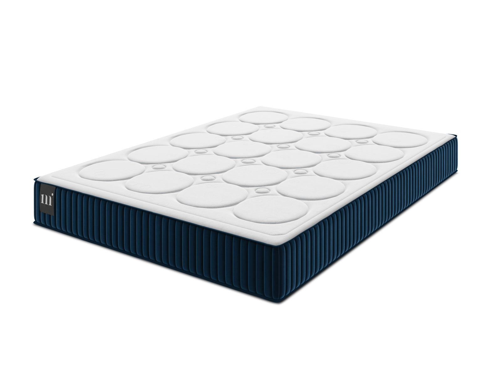 Muara Pocket Spring Matratze  in White and Blue präsentiert im Onlineshop von KAQTU Design AG. Matratze ist von Micadoni