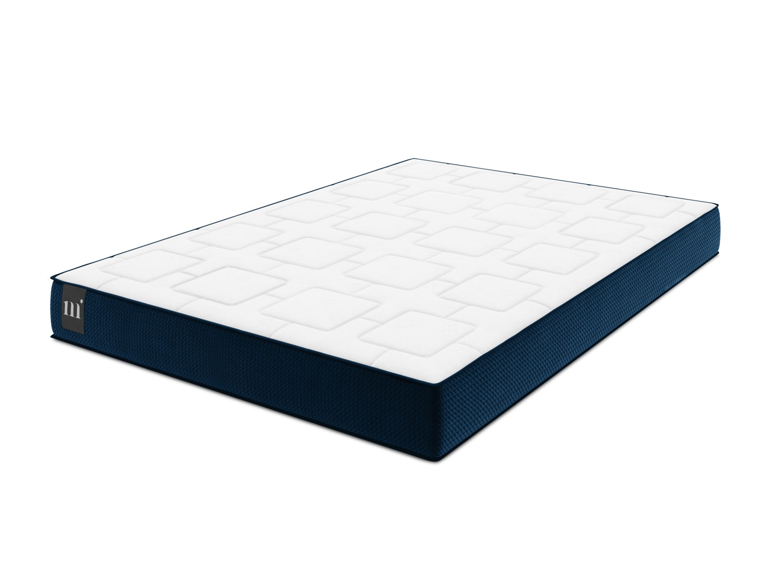 Mundi Pocket Spring Matratze  in White and Blue präsentiert im Onlineshop von KAQTU Design AG. Matratze ist von Micadoni