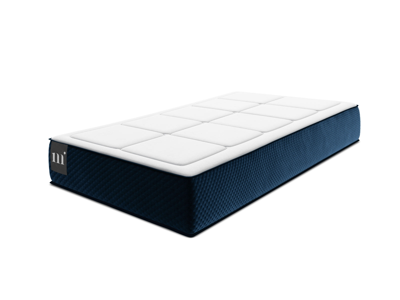 Sidi Pocket Spring Matratze  in White and Blue präsentiert im Onlineshop von KAQTU Design AG. Matratze ist von Micadoni