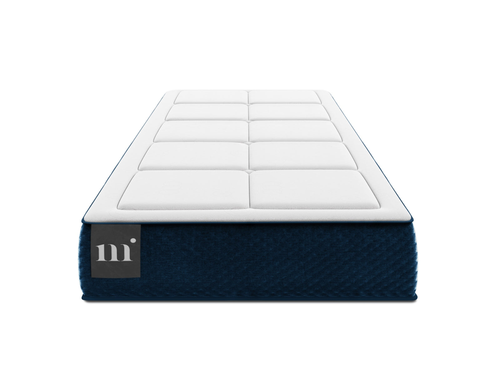 Sidi Pocket Spring Matratze  in White and Blue präsentiert im Onlineshop von KAQTU Design AG. Matratze ist von Micadoni